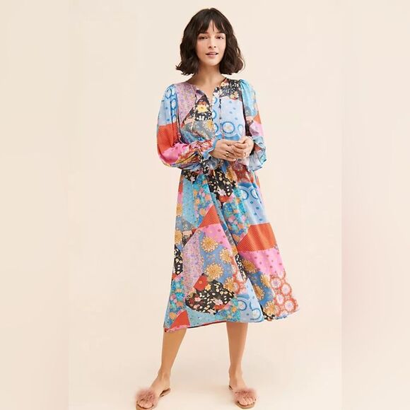 Spell & The Gypsy Cha Cha Boho Midi Dress - Picture 1 of 8